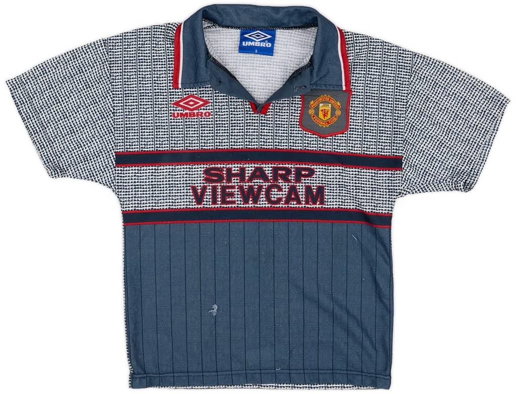 1995-96 Manchester United Away Shirt - 5/10 - (S.Boys)