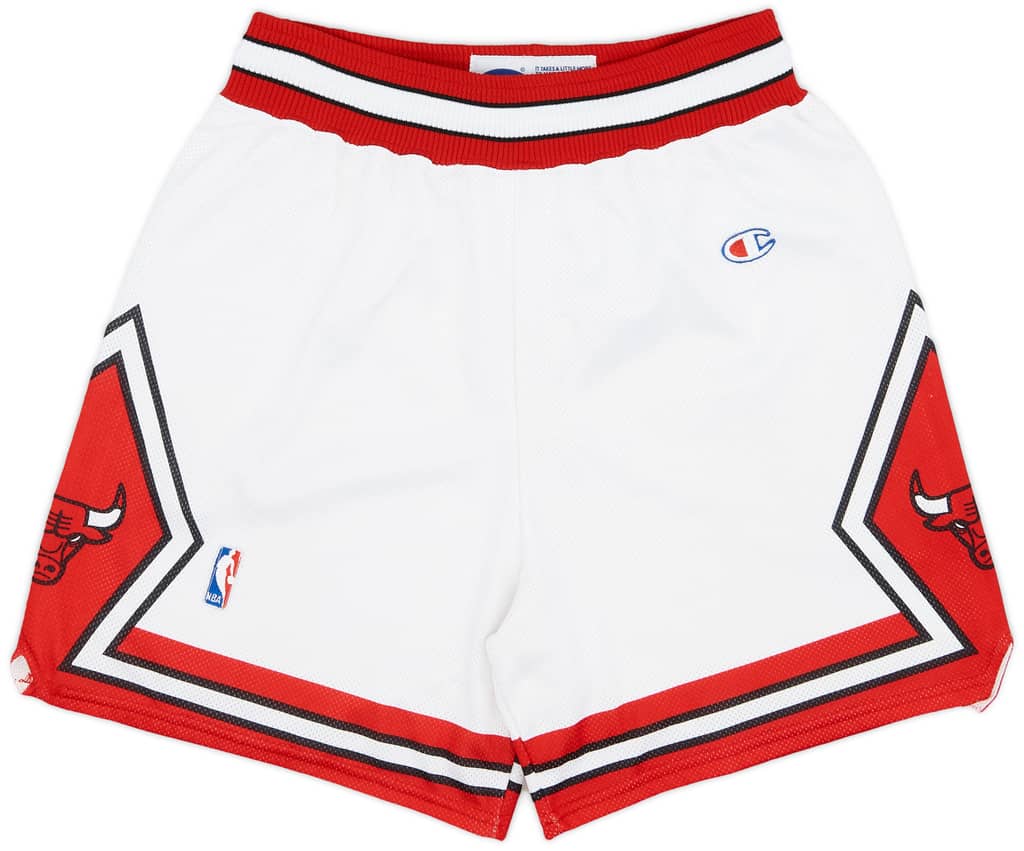 1990-04 Chicago Bulls Champion Home Shorts - 8/10 - (L)