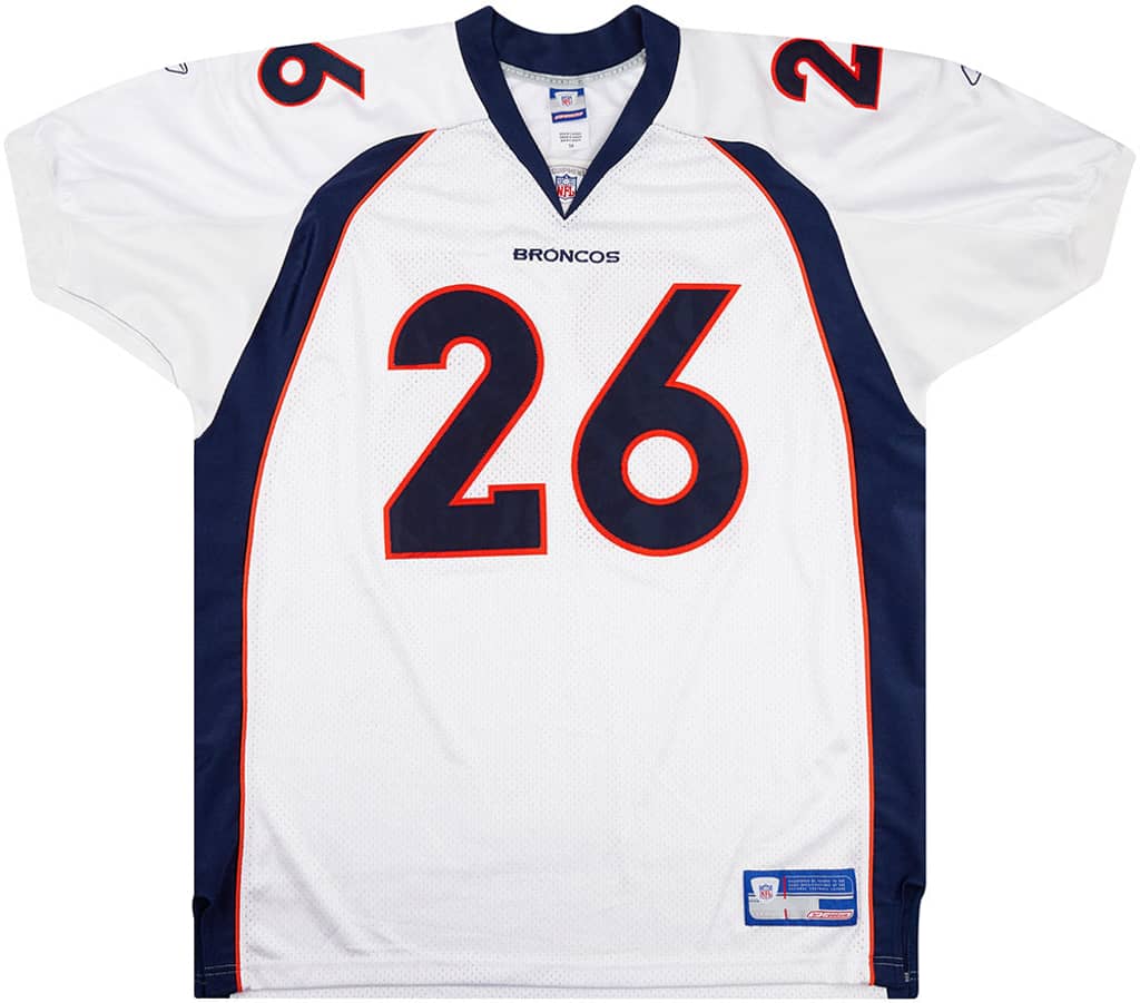 2002-03 Denver Broncos Portis #26 Authentic Reebok On Field Jersey (Away) 3XL