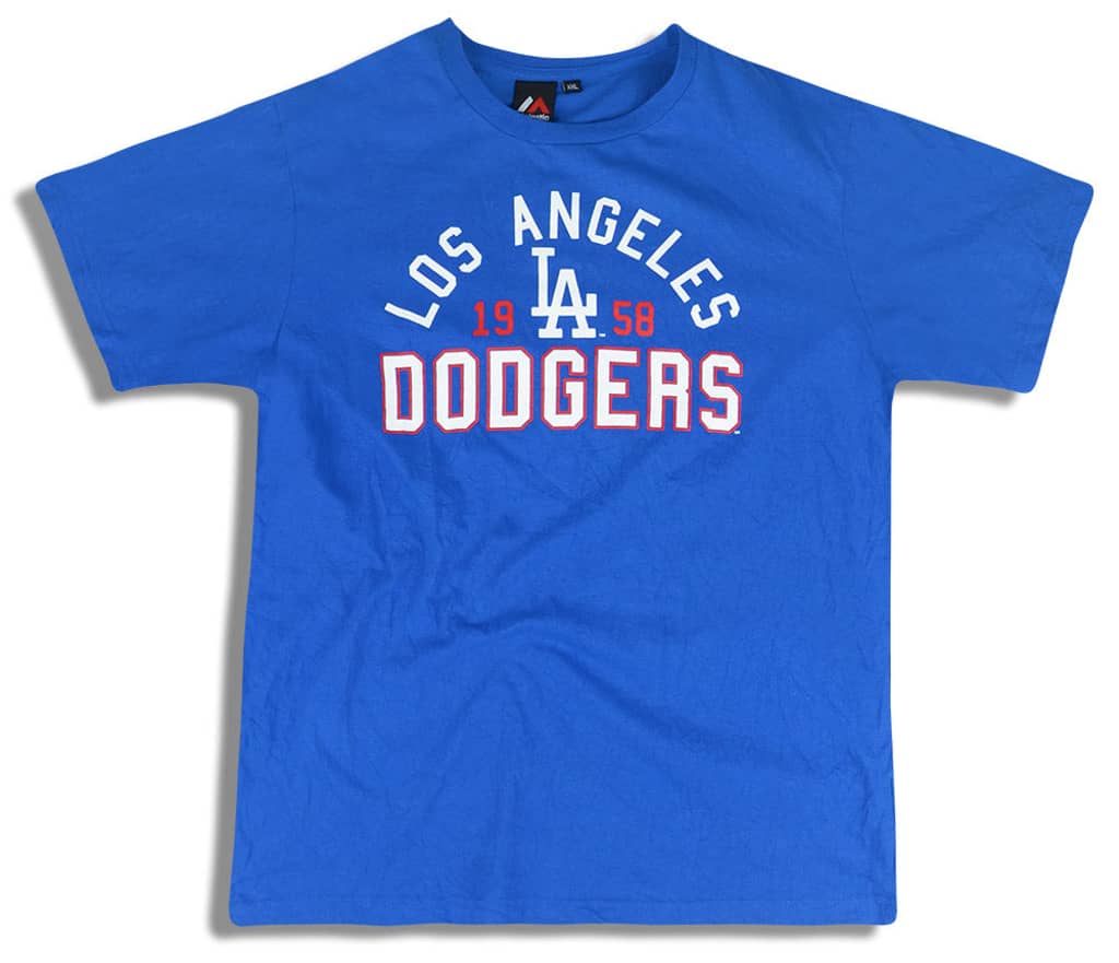 2010s LA Dodgers Majestic Tee Y