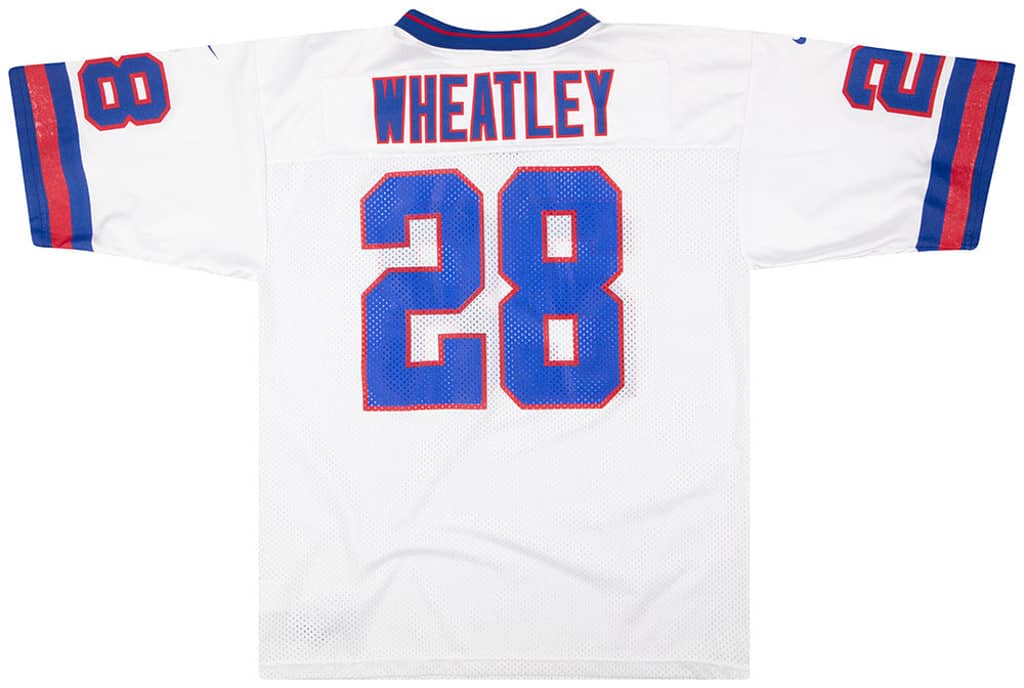 1995-98 New York Giants Wheatley #28 Nike Jersey (Away) XL
