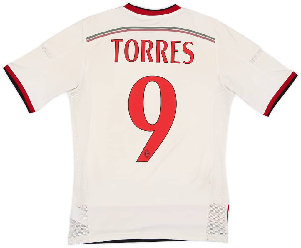 2014-15 AC Milan Away Shirt Torres #9 - 5/10 - (S)