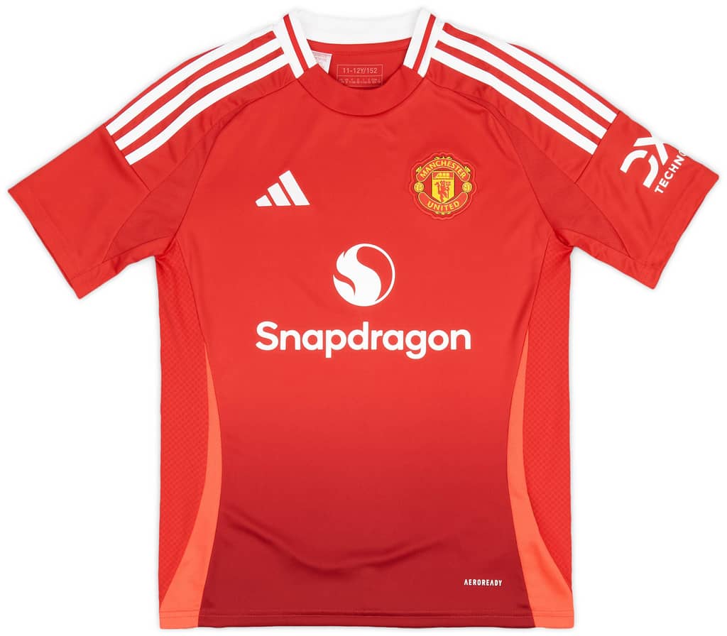 2024-25 Manchester United Home Shirt Amad #16 (KIDS)