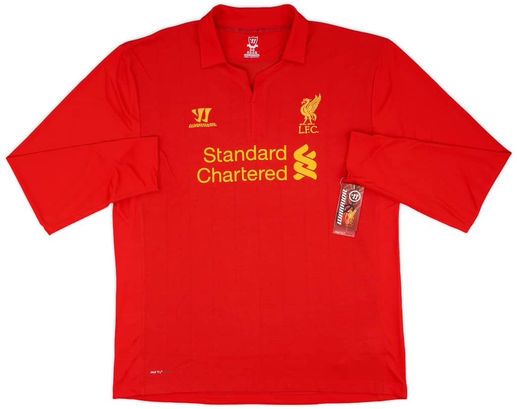 2012-13 Liverpool Home L/S Shirt Suarez #7 (XXL)