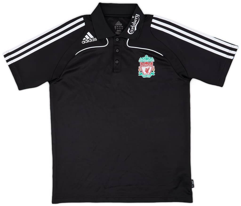2008-09 Liverpool adidas Polo Shirt - 8/10 - (S)