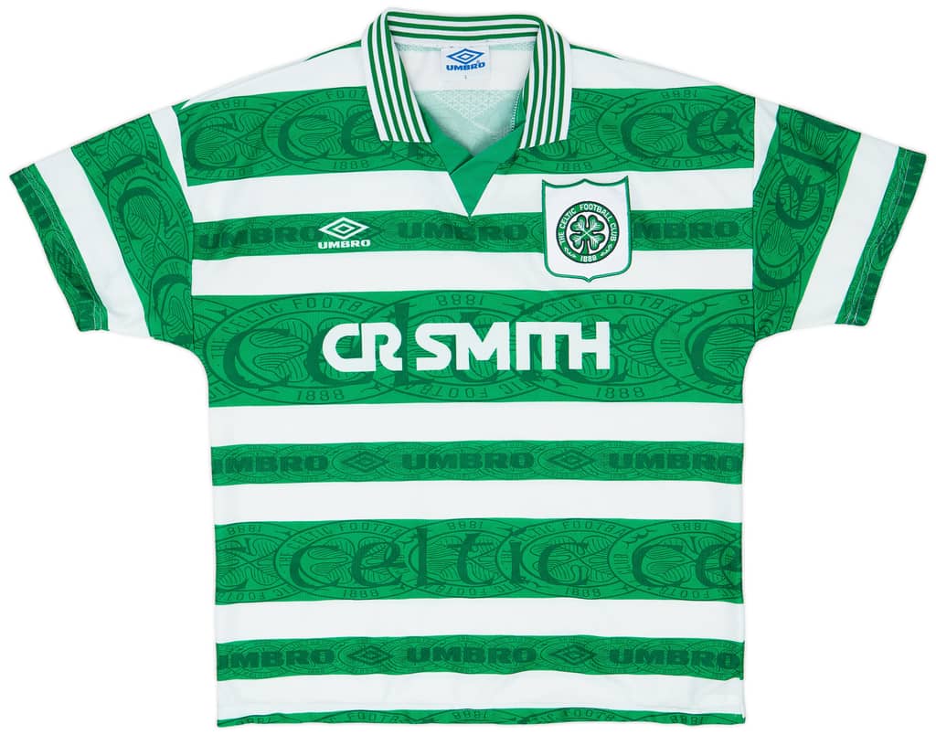 1995-97 Celtic Home Shirt - 8/10 - (L)