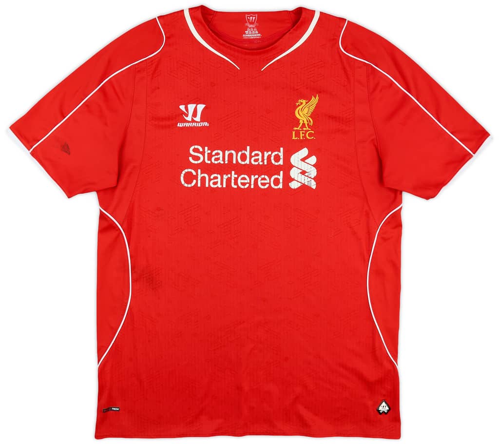 2014-15 Liverpool Home Shirt Gerrard #8 - 5/10 - (XL)