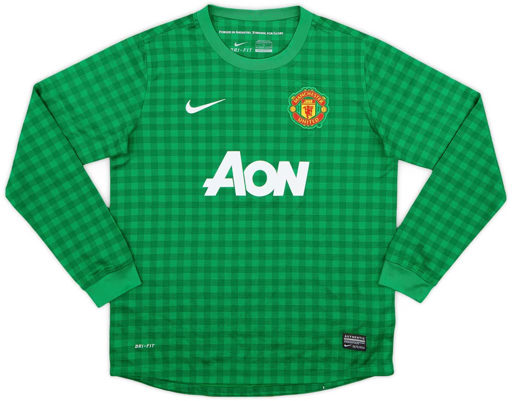 2012-13 Manchester United GK Away Shirt - 9/10 - (L.Boys)