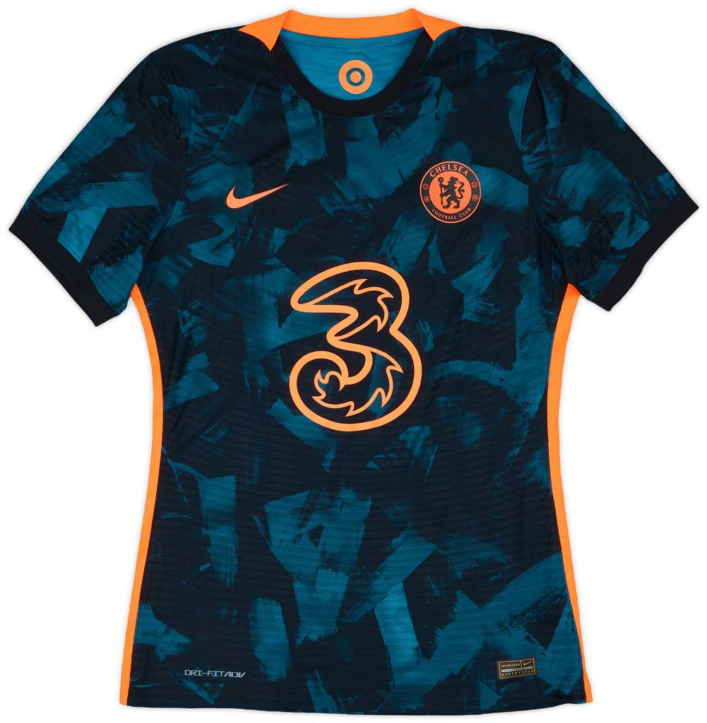 2021-22 Chelsea Player Issue Signed Third Shirt Pulisic #10 - 8/10 - (M)