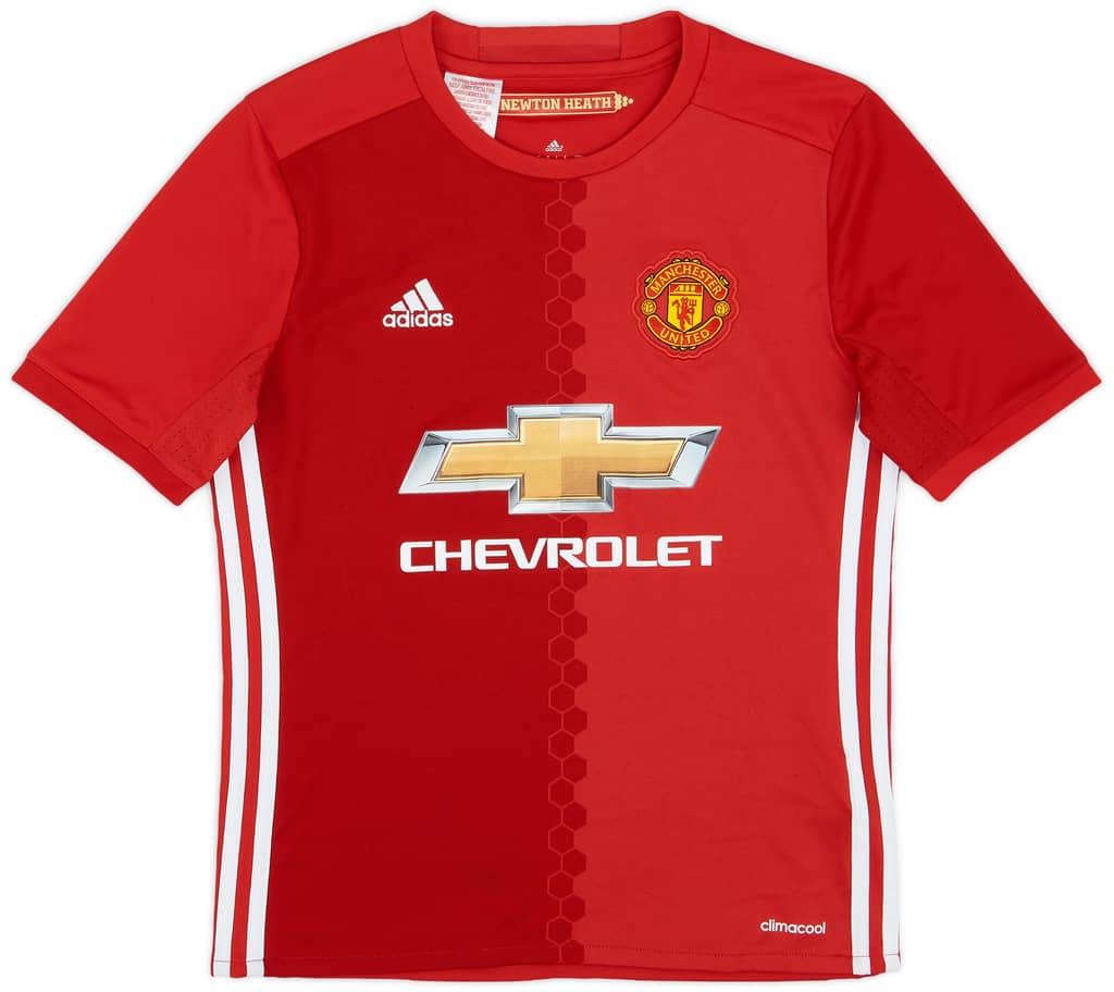 2016-17 Manchester United Home Shirt - 6/10 - (S.Boys)