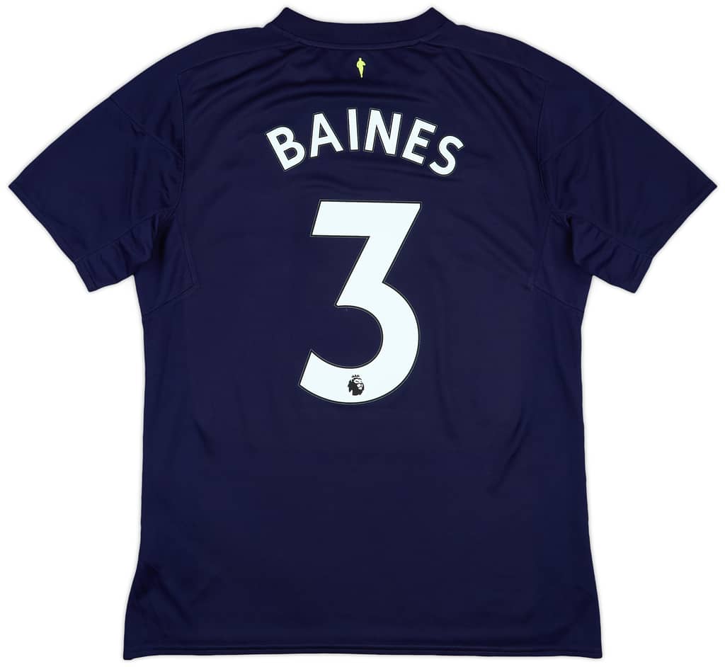2017-18 Everton Third Shirt Baines #3 - 9/10 - (L)