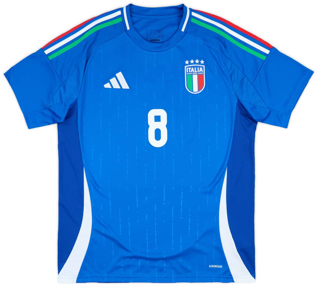 2024-25 Italy Home Shirt Tonali #8