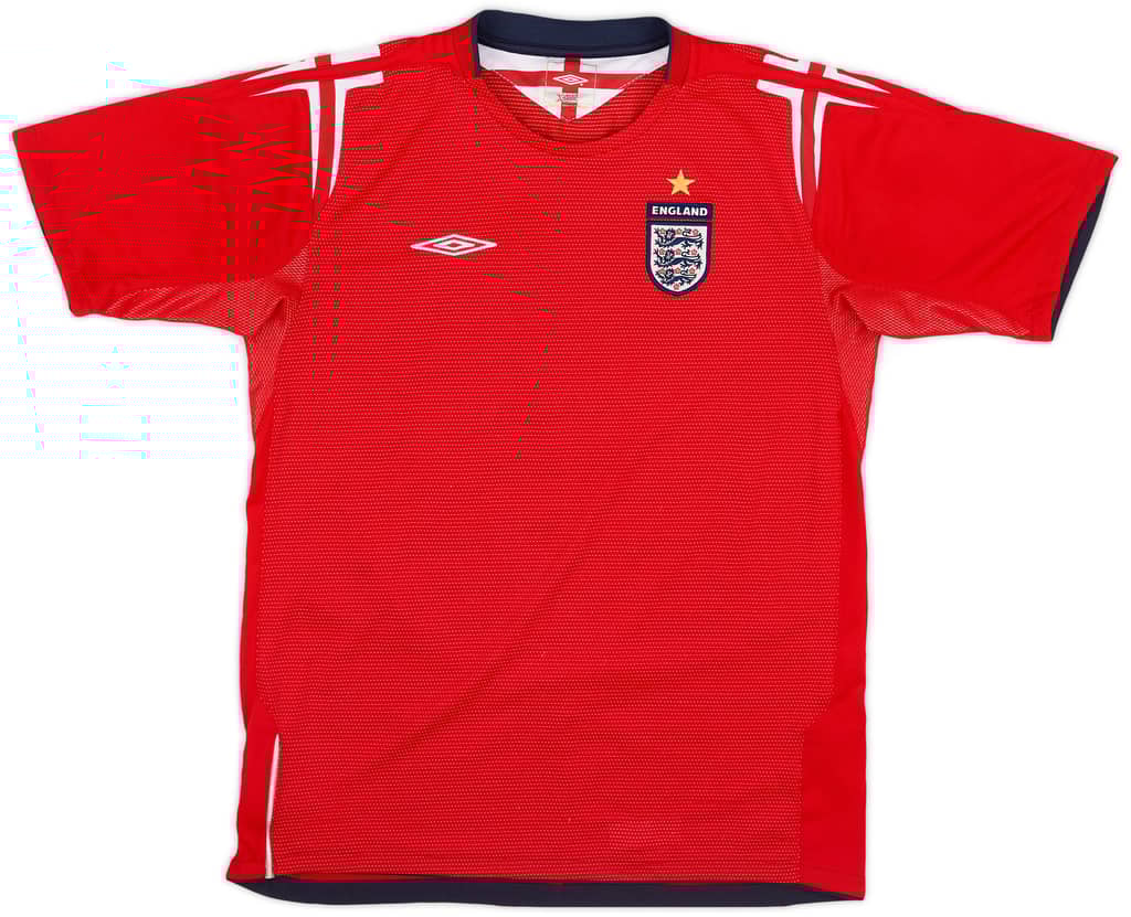 2004-06 England Away Shirt - 8/10 - (XL.Boys)