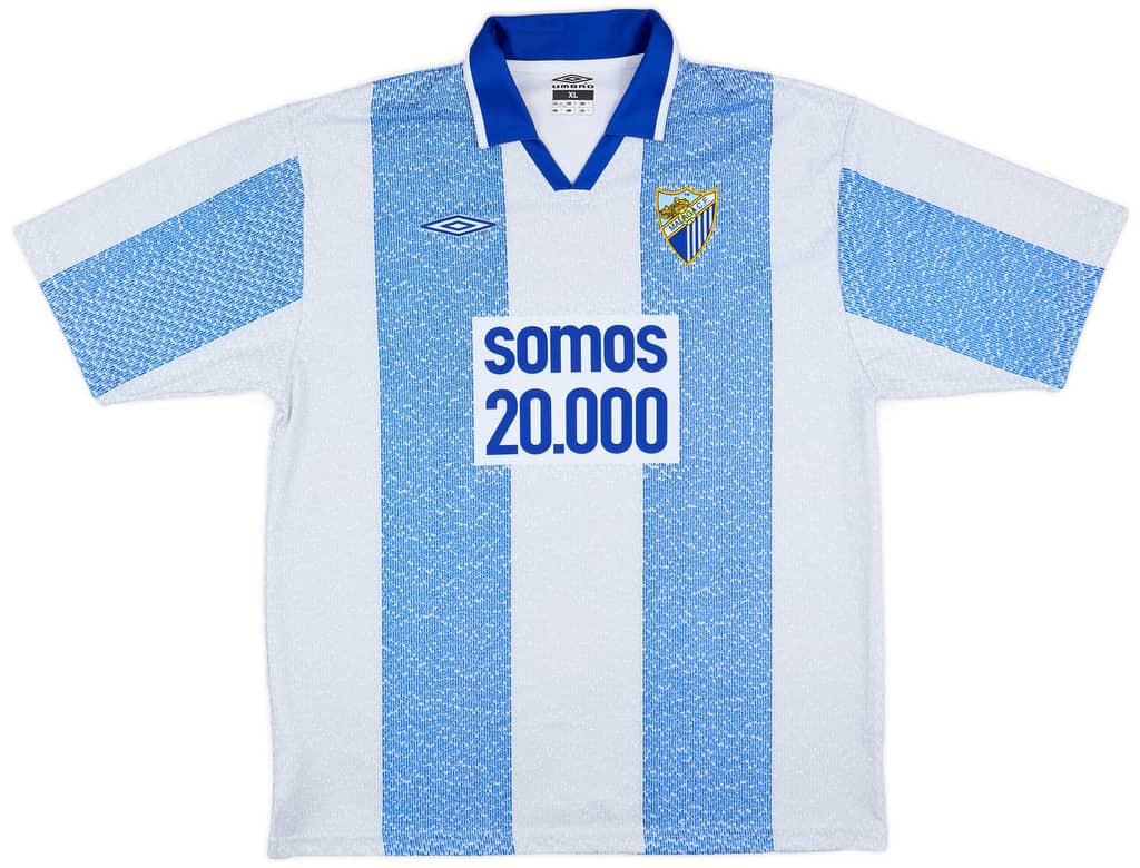 2004-05 Malaga 'Somos 20.000' Home Shirt - 10/10 - (XL)