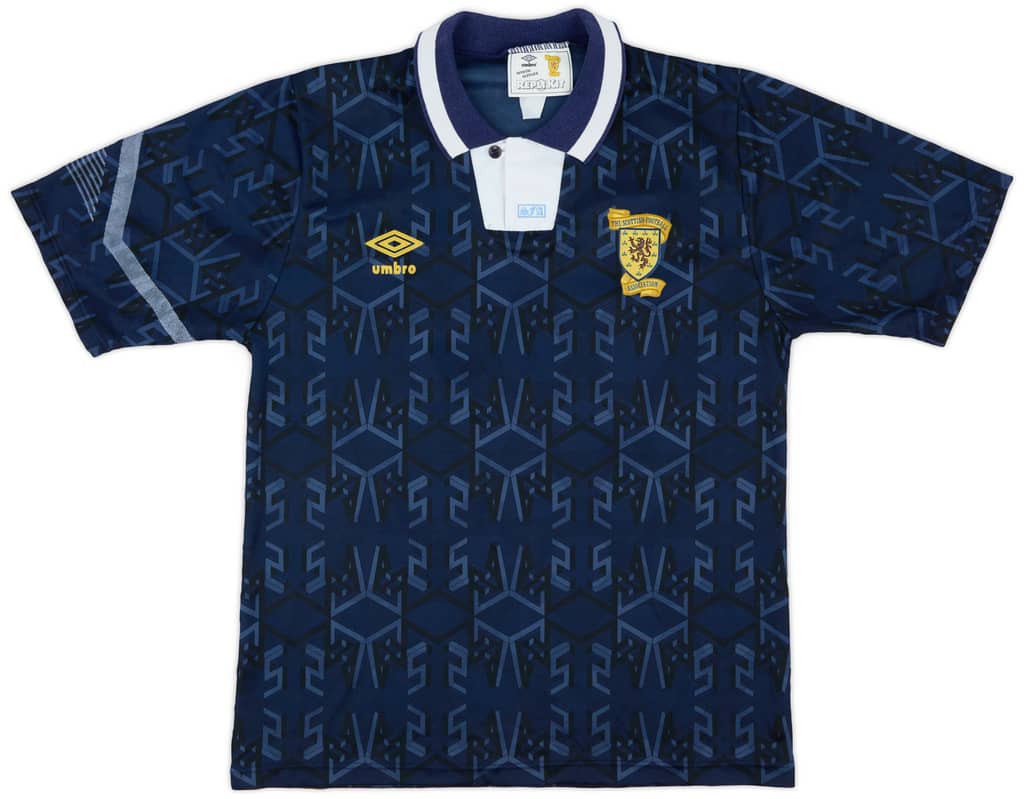 1991-94 Scotland Home Shirt - 8/10 - (M)