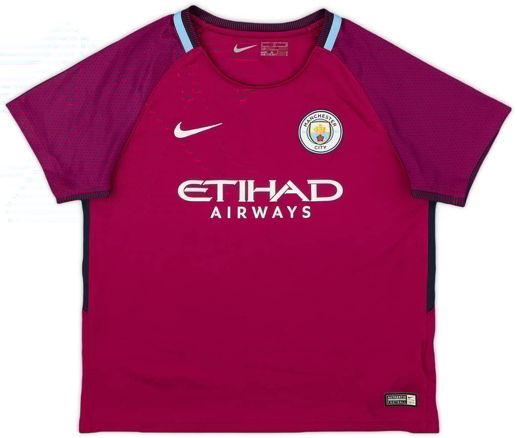 2017-18 Manchester City Away Shirt - 7/10 - (6-7 Years)