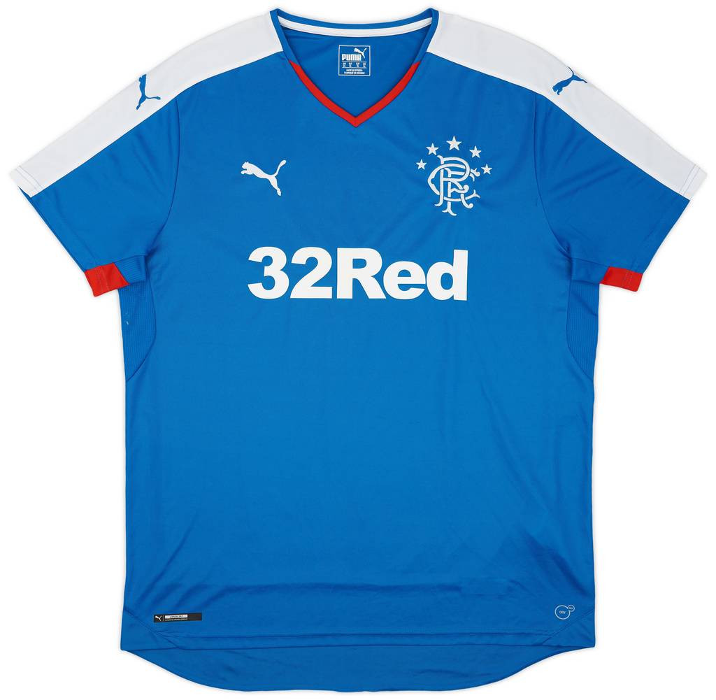 2015-16 Rangers Home Shirt - 9/10 - (XL)