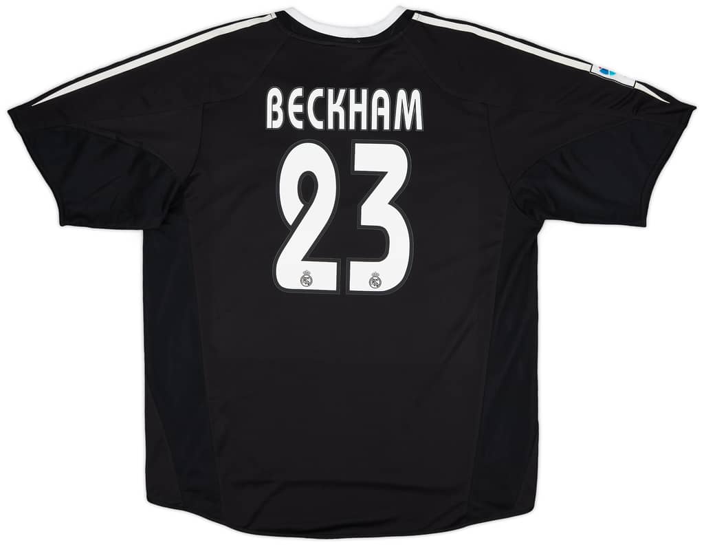 2004-05 Real Madrid Away Shirt Beckham #23 (L)