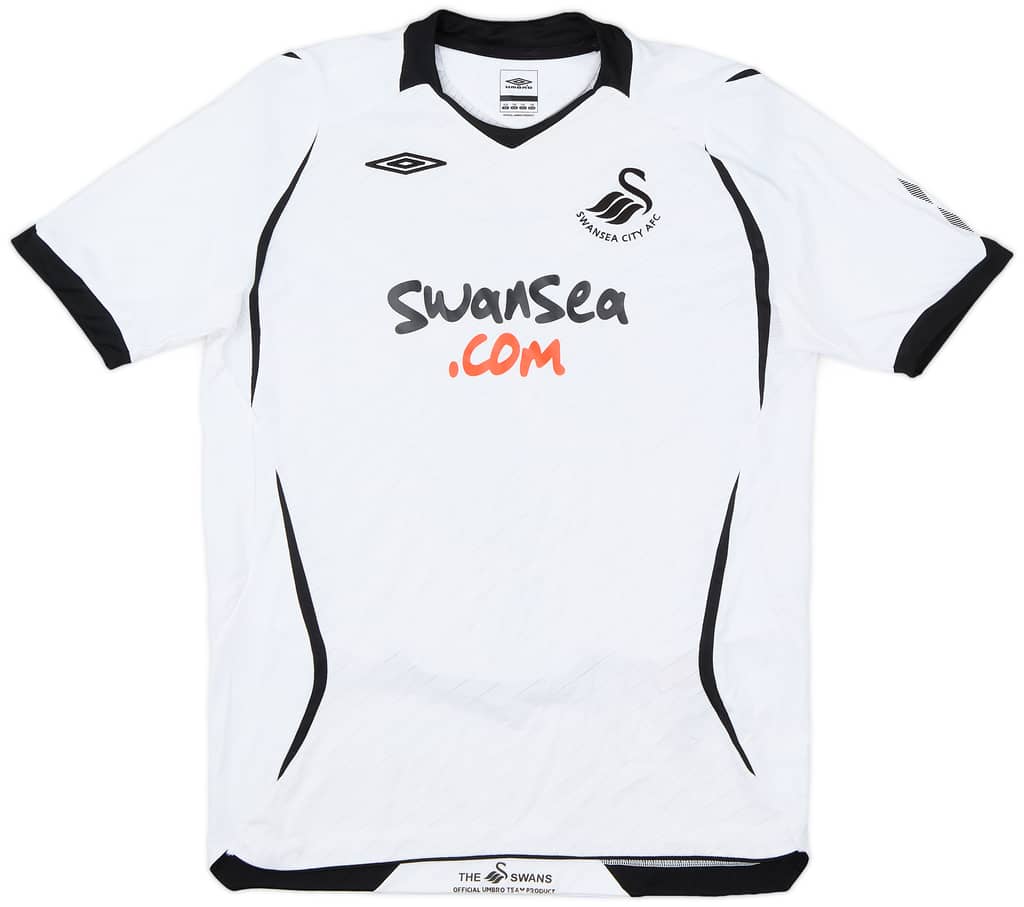 2008-09 Swansea Home Shirt - 8/10 - (XL.Boys)