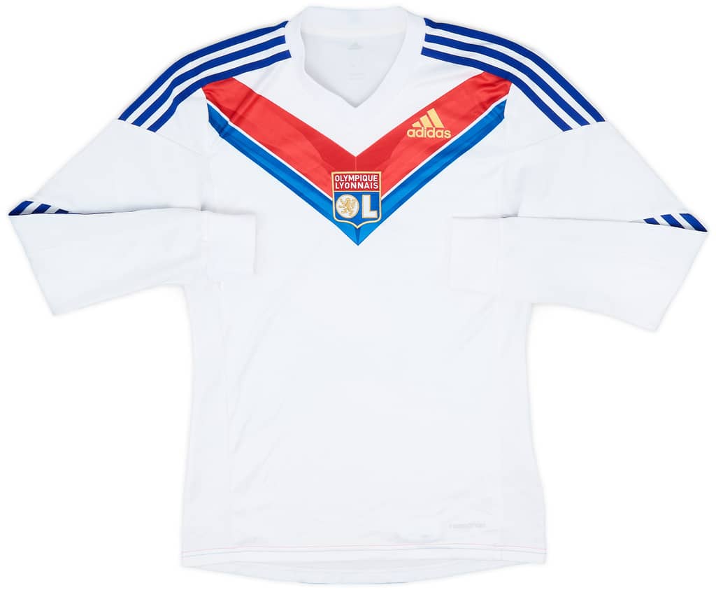2013-14 Lyon Player Issue Home L/S Shirt - 9/10 - (M)