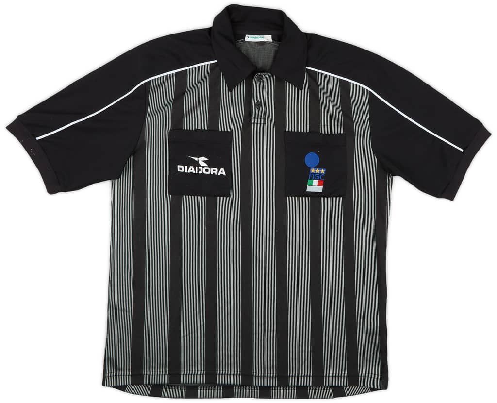 1999-00 Italy FIGC Diadora Referee Shirt - 5/10 - (XL)