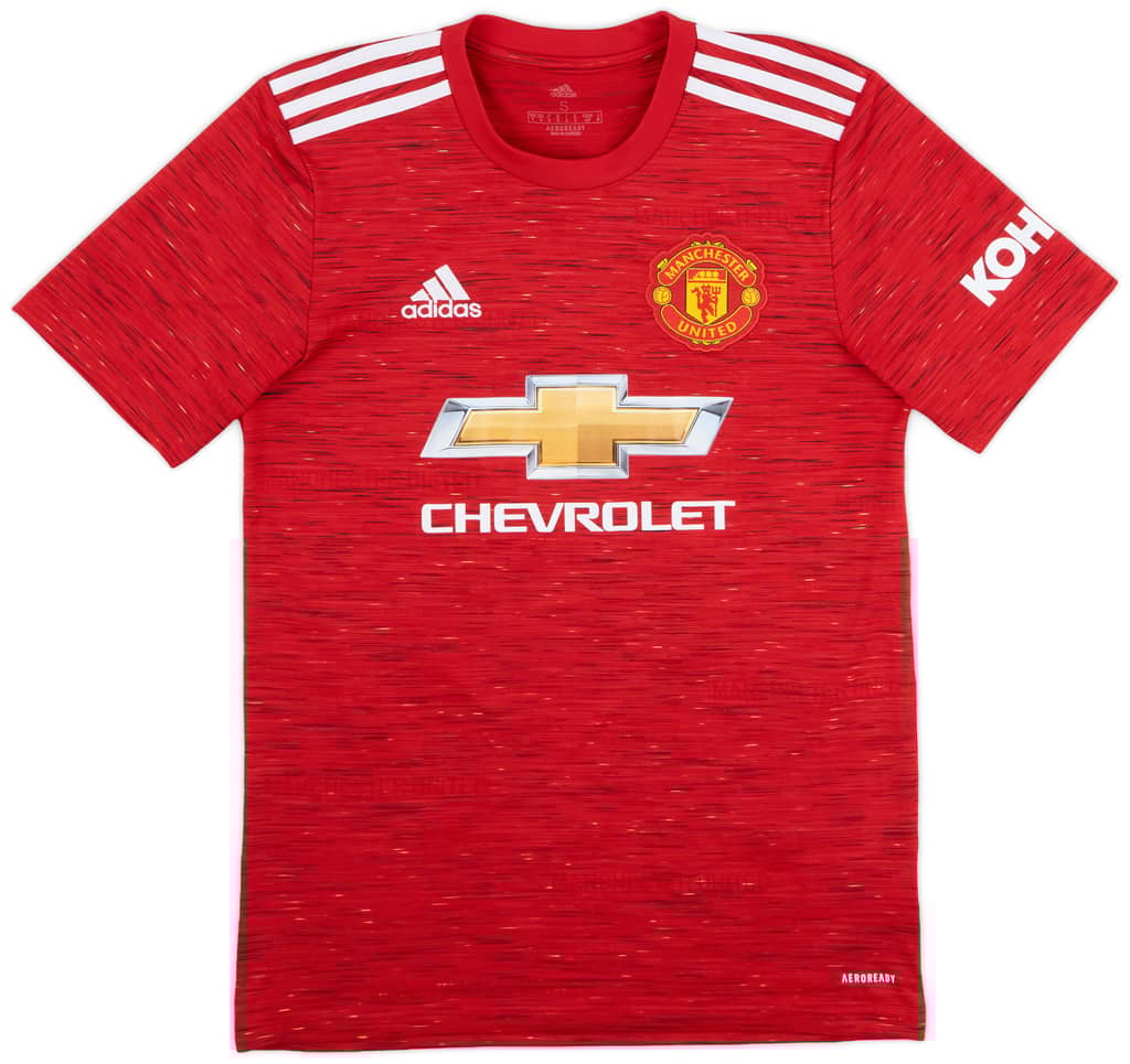 2020-21 Manchester United Home Shirt B.Fernandes #18 - 10/10 - (S)