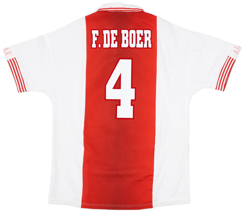 1997-98 Ajax Home Shirt F.De Boer #4 (L)