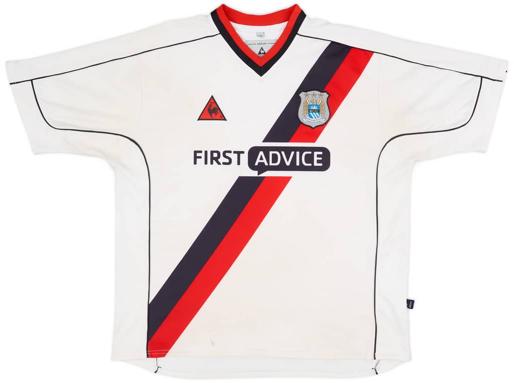 2002-03 Manchester City Away Shirt Goater #10 - 5/10 - (XXL)