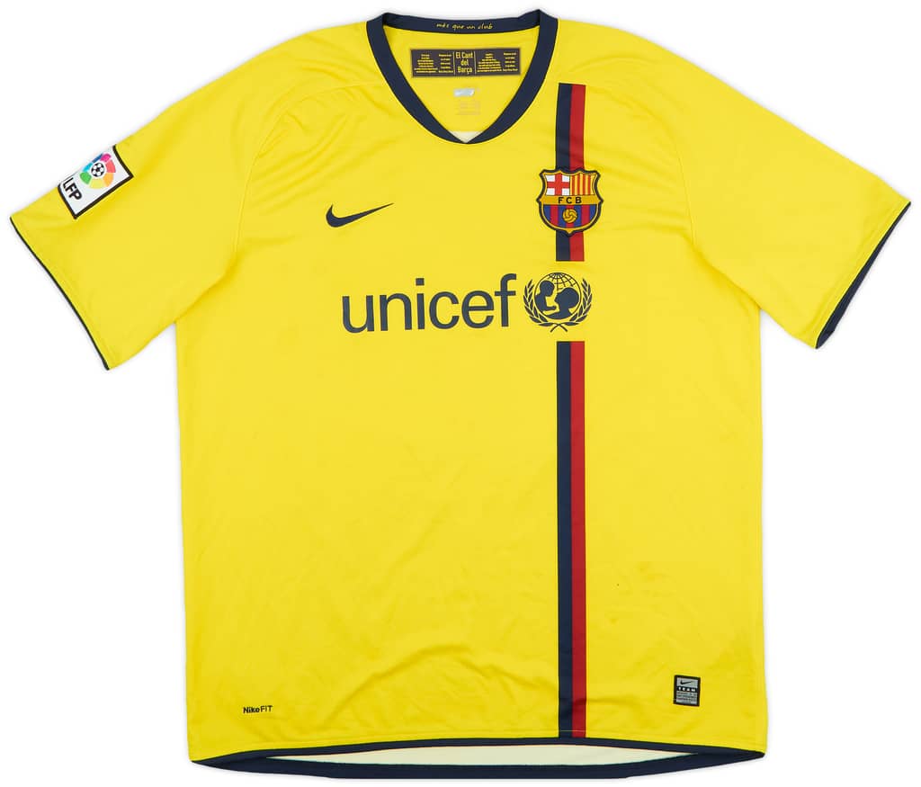 2008-10 Barcelona Away Shirt Messi #10 - 7/10 - (XL)
