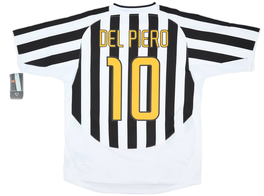 2003-04 Juventus Home Shirt Del Piero #10 (XL)