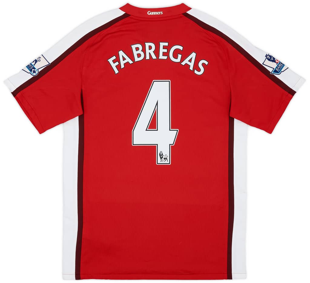 2008-10 Arsenal Home Shirt Fabregas #4 - 7/10 - (S)