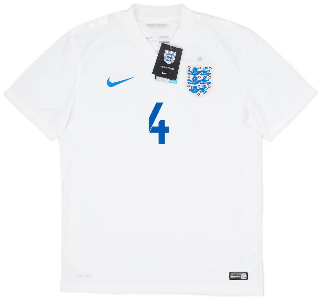 2014-15 England Home Shirt Gerrard #4 (M)
