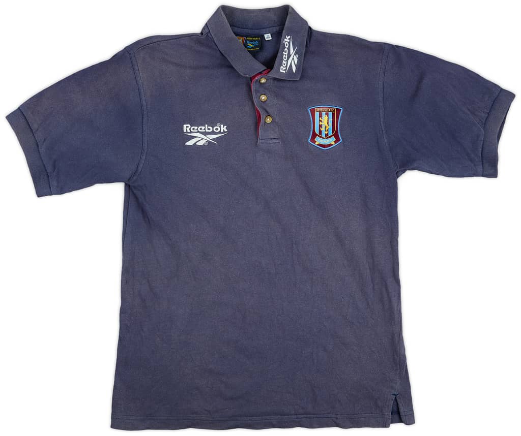 1998-99 Aston Villa Reebok Polo Shirt - 4/10 - (S)