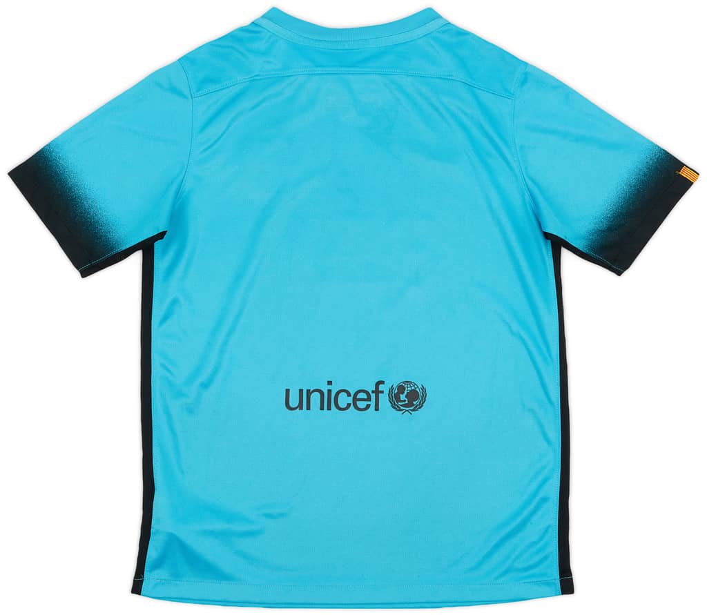 2015-16 Barcelona Third Shirt - 8/10 - (XL.Boys)