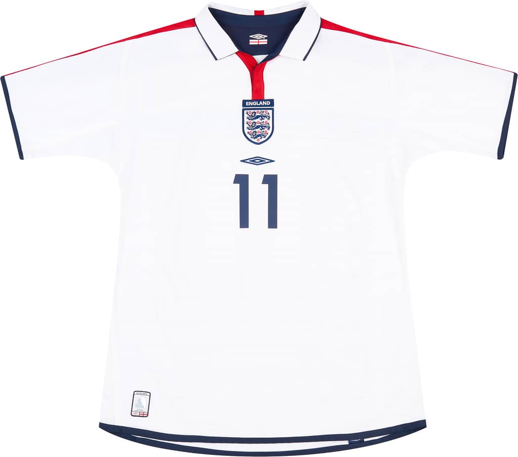 2003-05 England Home Shirt Lampard #11