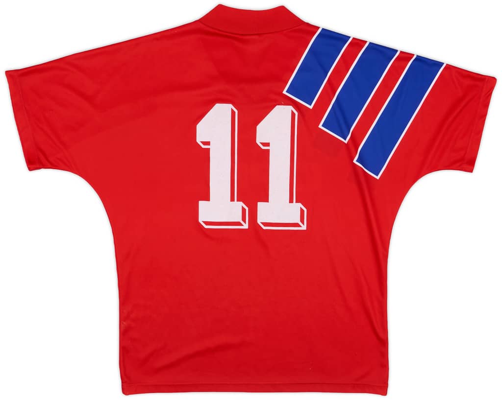 1991-93 Bayern Munich Home Shirt #7 - 7/10 - (L/XL)