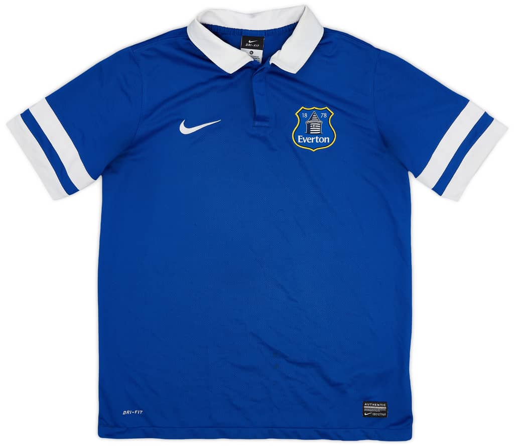 2013-14 Everton Home Shirt - 8/10 - (XL.Boys)