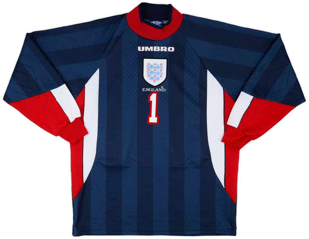 1998-99 England GK Shirt Seaman #1 - 9/10 - (L)