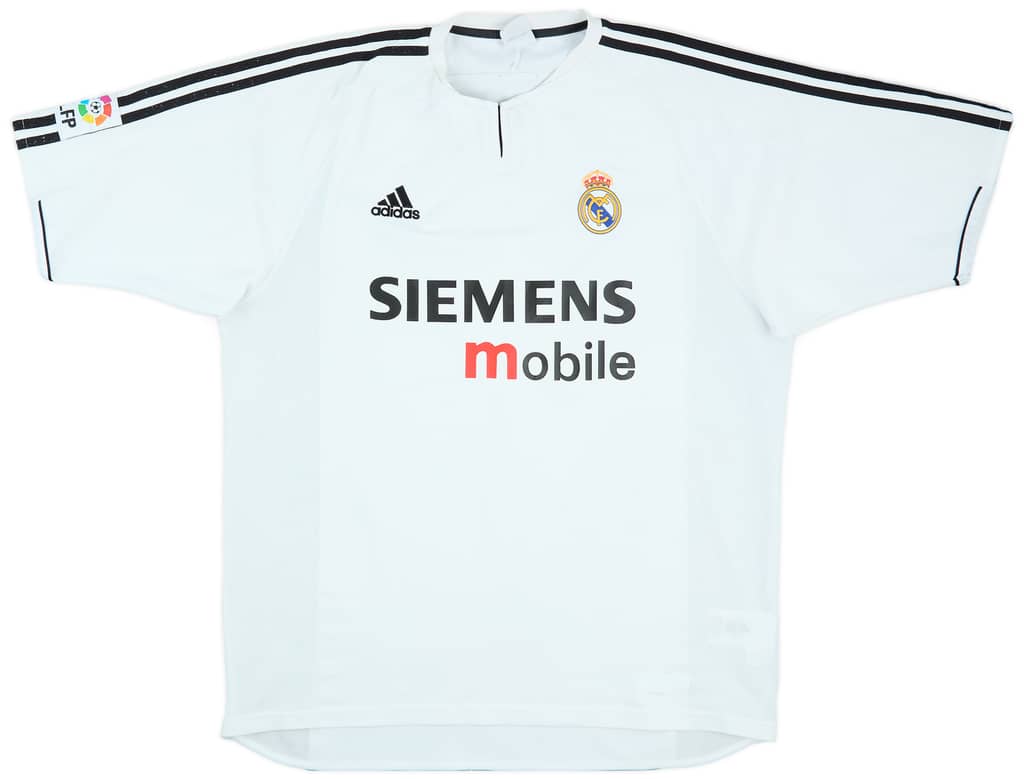 2003-04 Real Madrid Home Shirt I. Helguera #6 - 5/10 - (XL)