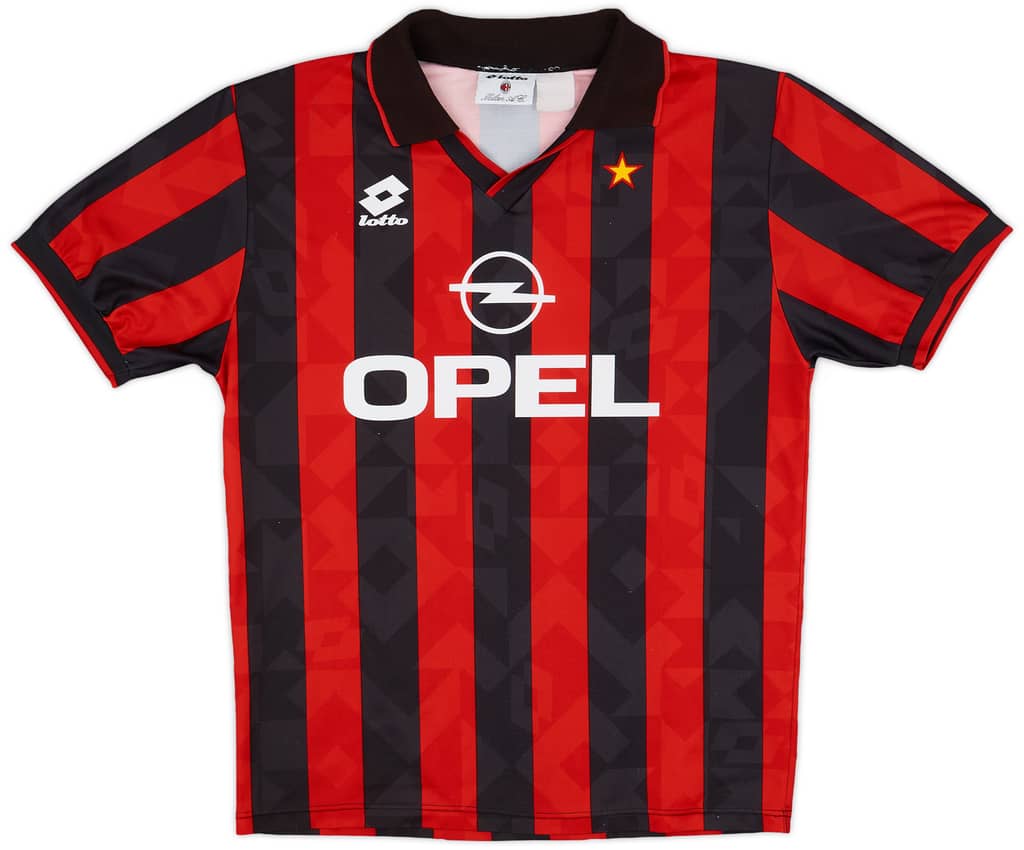 1994-95 AC Milan Home Shirt - 7/10 - (L)