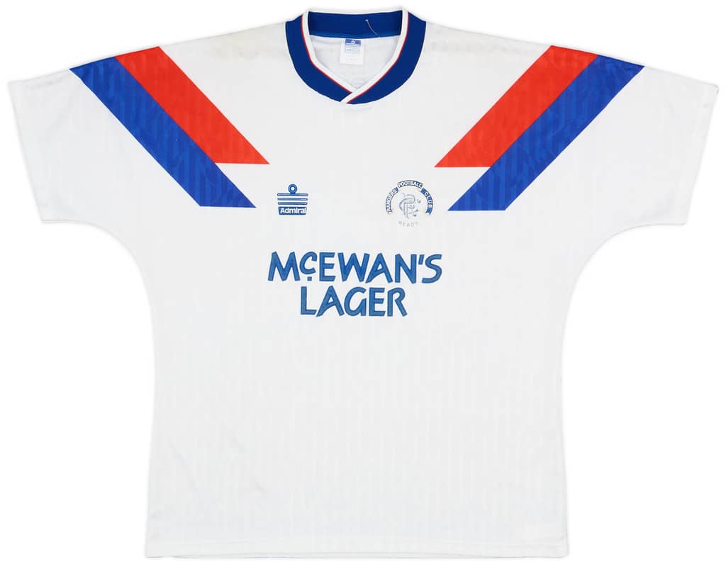 1990-92 Rangers Away Shirt - 6/10 - (XL)