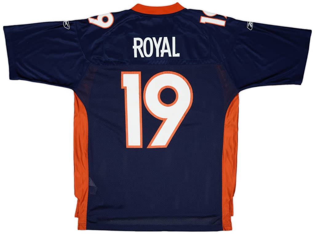 2008-11 Denver Broncos Royal #19 Reebok On Field Home Jersey - 6/10 - (XL)