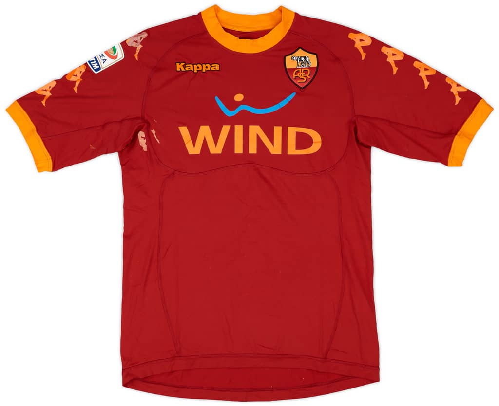 2010-11 Roma Home Shirt Borriello #22 - 4/10 - (XL)