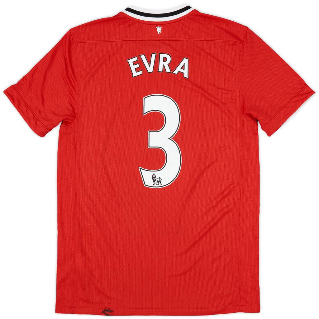 2011-12 Manchester United Home Shirt Evra #3 - 5/10 - (M)
