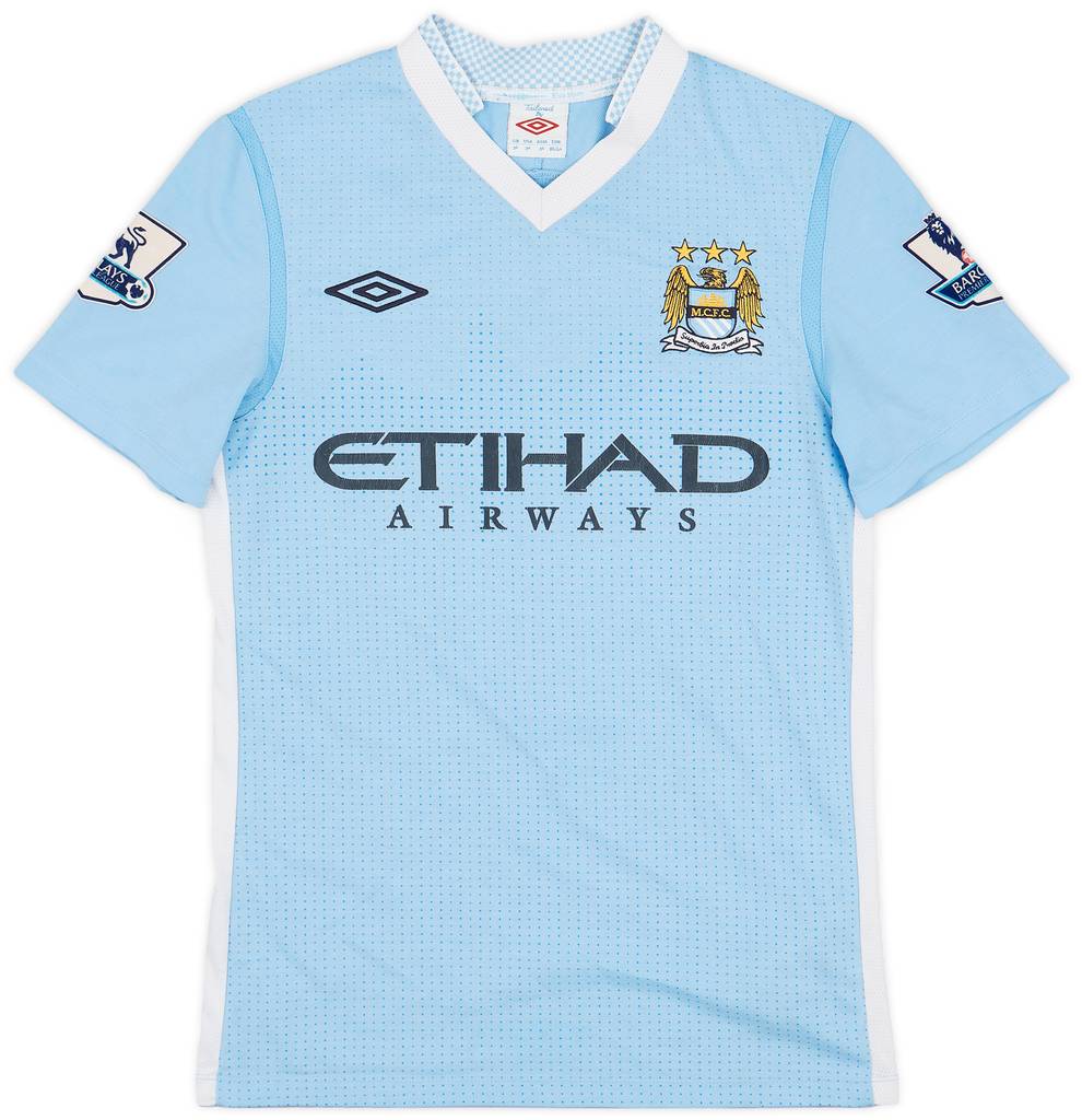 2011-12 Manchester City Home Shirt De Jong #34 - 5/10 - (S)