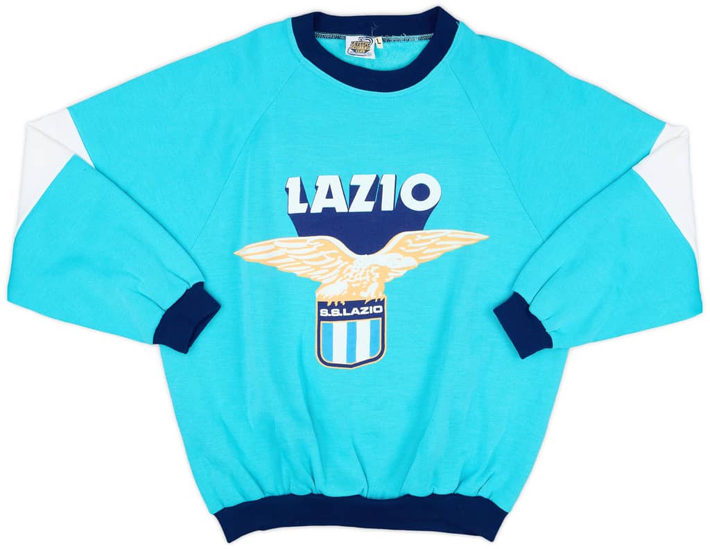 1990-91 Lazio Le Felpe Dei Grandi Club Sweat Top - 10/10 - (L)