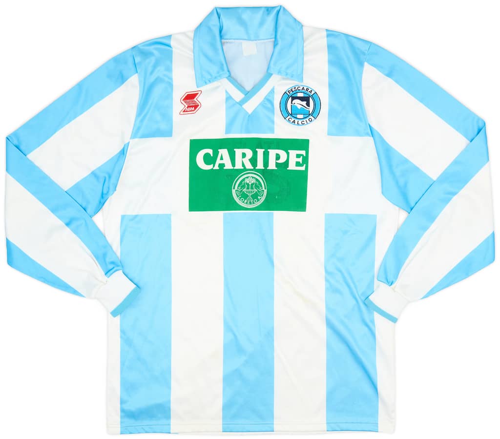 1989-90 Pescara Home L/S Shirt - 8/10 - (XL)