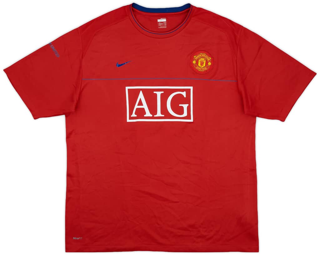 2008-09 Manchester United Nike Training Shirt - 9/10 - (XXL)