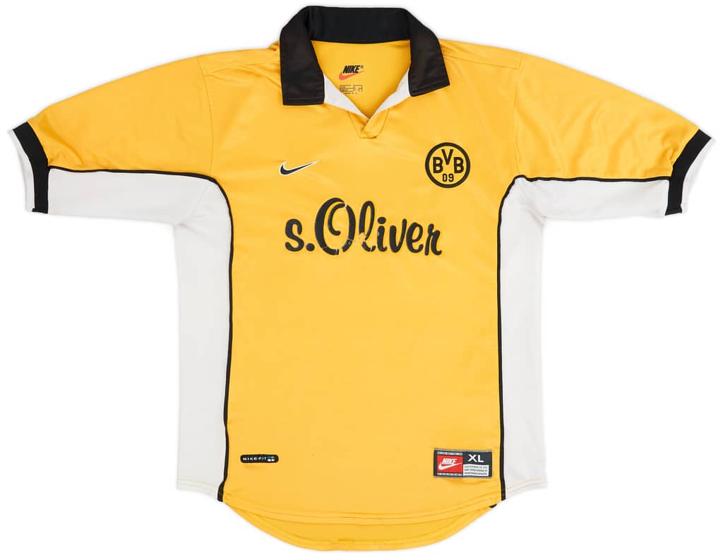 1998-00 Borussia Dortmund Home Shirt - 5/10 - (XL.Boys)