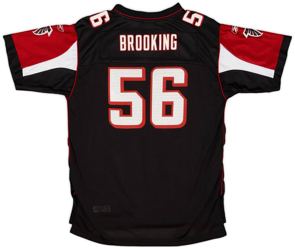 2005-06 Atlanta Falcons Brooking #56 Reebok On Field Alternate Jersey - 9/10 - (XL.Boys)